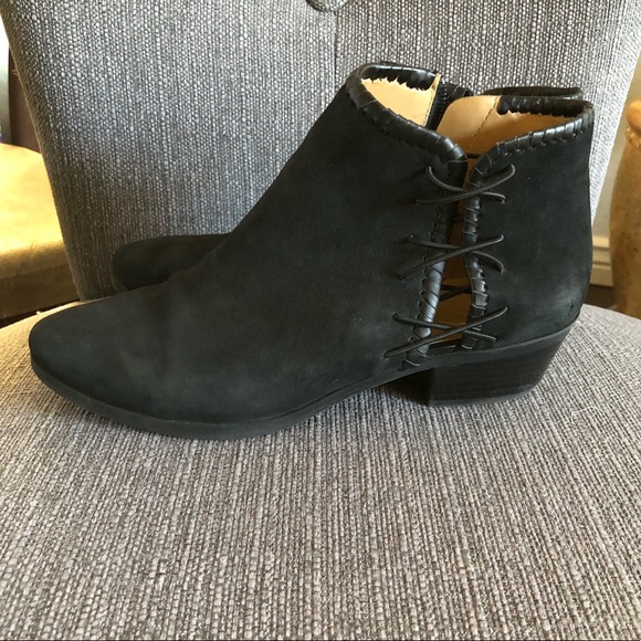 Jack Rogers Black Suede Reagan Bootie - Picture 6 of 10